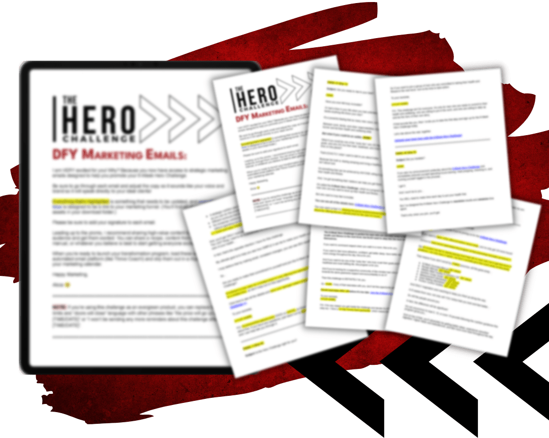 Hero Challenge Marketing Bundle for Fitness & Health Pros